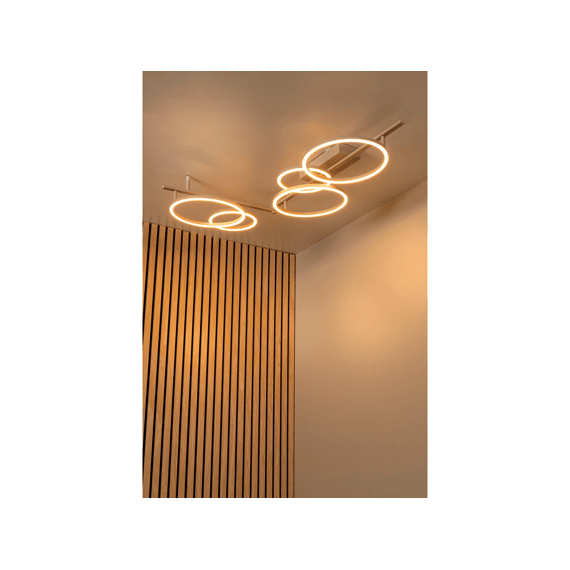Lucide Nicola Plafondspot Taupe Led 37w