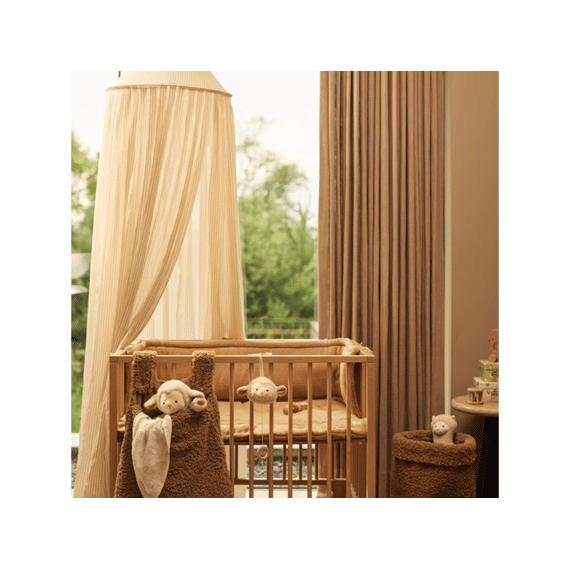 Jollein Klamboe 245cm Stripe Oatmeal / Hazel