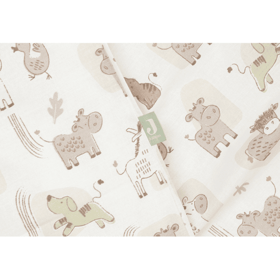 Jollein Dekbedovertrek Met Sloop 100x140cm Barn Buddies