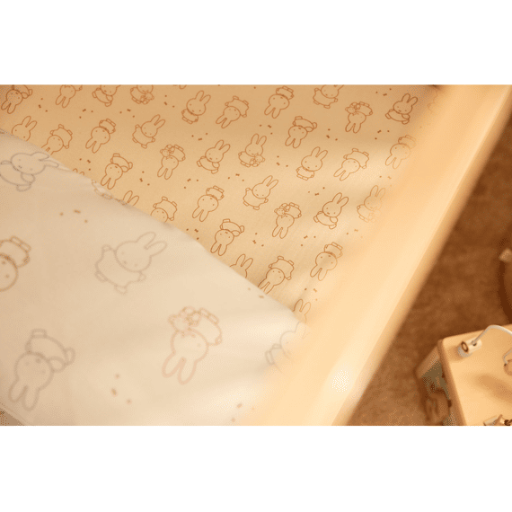 Jollein Dekbedovertrek Met Sloop 100x140cm Miffy Moments Cloudy Blue