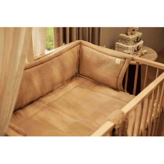 Jollein Box/bedbumper 180x30cm Sprinkle Knit Hazel