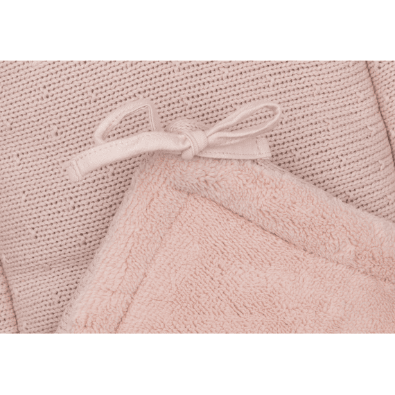 Jollein Box/bedbumper 180x30cm Sprinkle Knit Silk Rose