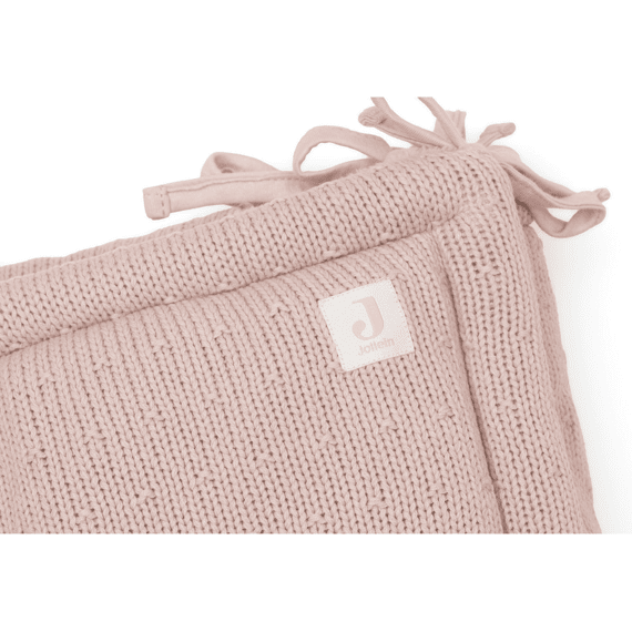 Jollein Box/bedbumper 180x30cm Sprinkle Knit Silk Rose