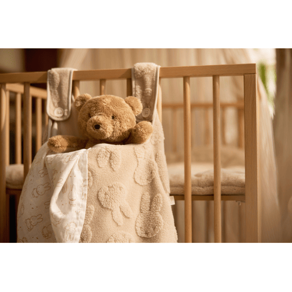 Jollein Opbergzak Box Miffy Jacquard Teddy Sand