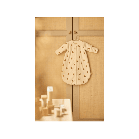 Jollein Slaapzak 60cm Met Afritsbare Mouw Mini Teddy Bear L.waffle