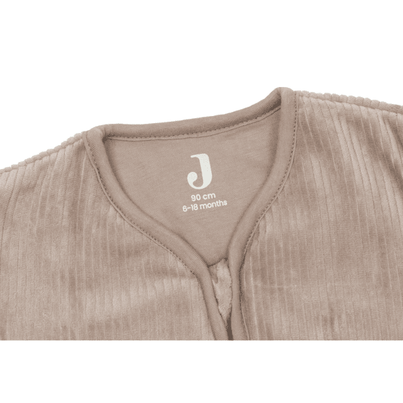 Jollein Slaapzak 90cm Met Afritsbare Mouw Rib Milky Coffee