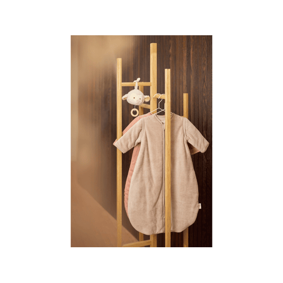 Jollein Slaapzak 90cm Met Afritsbare Mouw Rib Milky Coffee