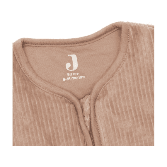 Jollein Slaapzak 90cm Met Afritsbare Mouw Rib Light Terra