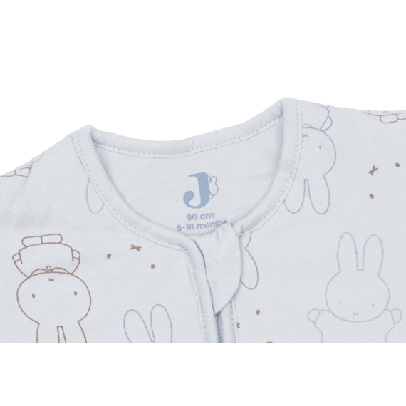 Jollein Slaapzak 90cm Met Afritsbare Mouw  Miffy Moments Cloudy Blue