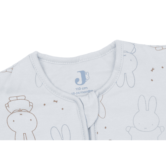 Jollein Slaapzak 110cm Met Afritsbare Mouw Miffy Moments Cloudy Blue