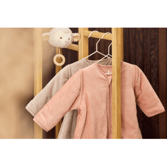 Jollein Slaapzak 70cm Met Afritsbare Mouw Rib Milky Coffee