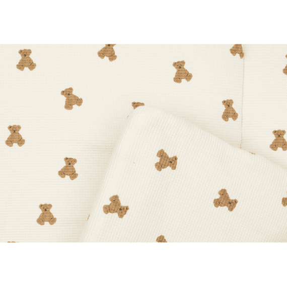 Jollein Boxkleed 75x95cm Mini Teddy Bear Little Waffle