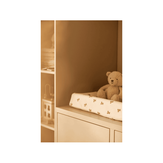 Jollein Aankleedkussenhoes Jersey 50x70cm Mini Teddy Bear