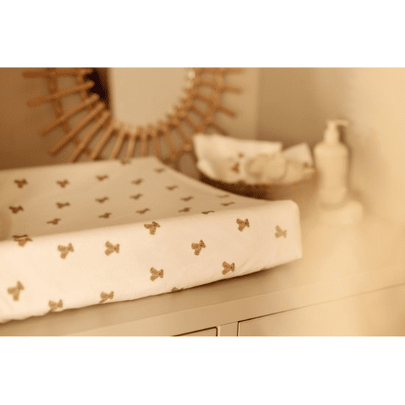 Jollein Aankleedkussenhoes Jersey 50x70cm Mini Teddy Bear