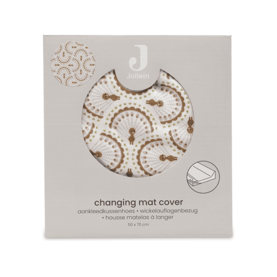 Jollein Aankleedkussenhoes Jersey 50x70cm Soft Plumes