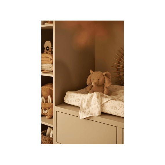 Jollein Aankleedkussenhoes Jersey 50x70cm Miffy Moments Light Terra
