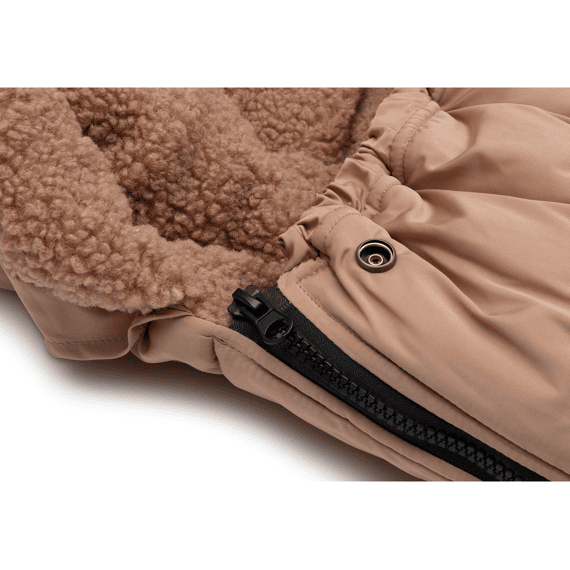 Jollein Voetenzak Buggy/kinderwagen Puffed Light Terra