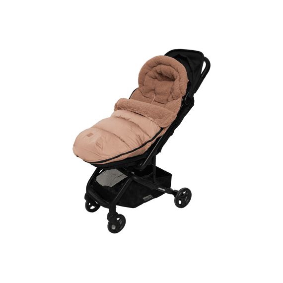 Jollein Voetenzak Buggy/kinderwagen Puffed Light Terra