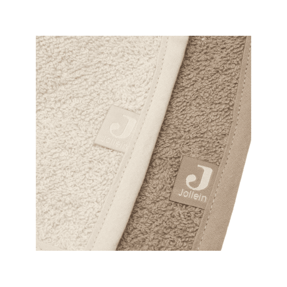 Jollein Bandana Slab 2-pack  Sand/milky Coffee