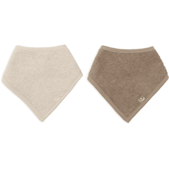 Jollein Bandana Slab 2-pack  Sand/milky Coffee