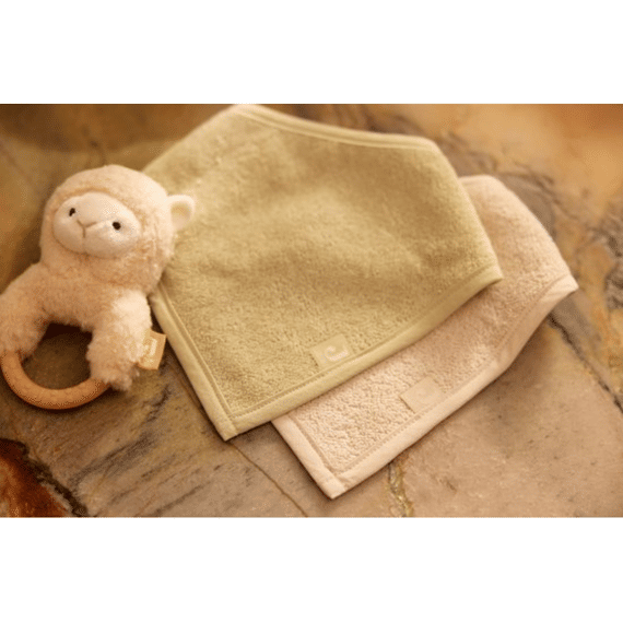 Jollein Bandana Slab 2-pack  Soft Matcha/sand