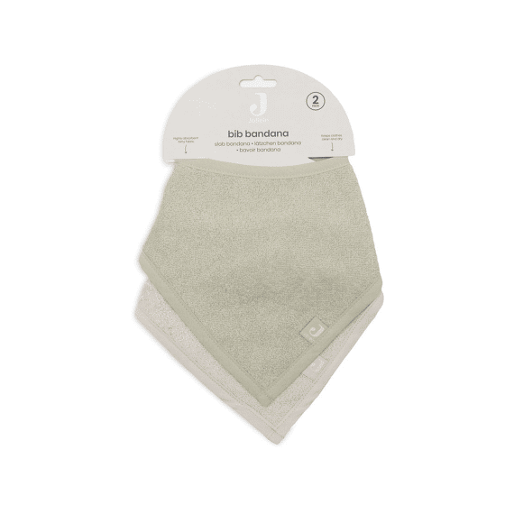 Jollein Bandana Slab 2-pack  Soft Matcha/sand