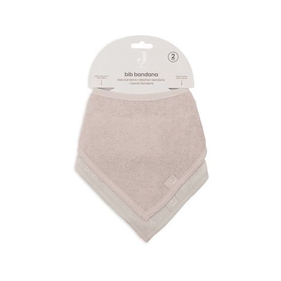 Jollein Bandana Slab 2-pack  Silk Rose/sand