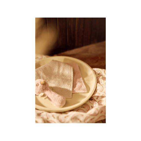 Jollein Bandana Slab 2-pack  Silk Rose/sand