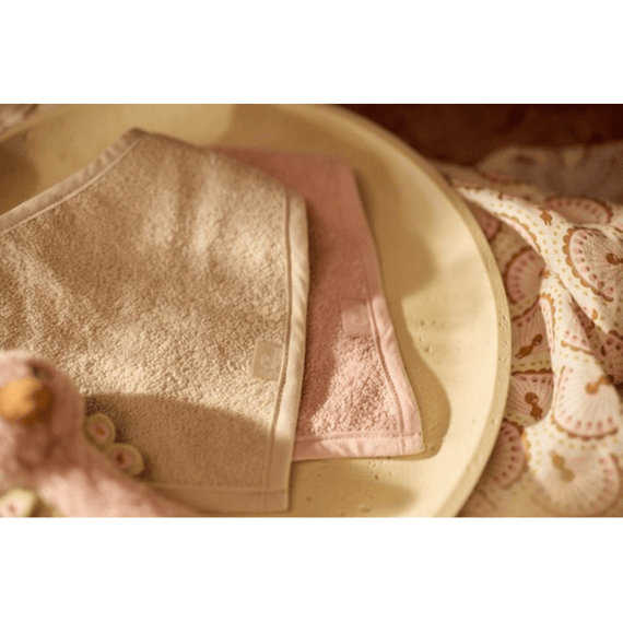 Jollein Bandana Slab 2-pack  Silk Rose/sand