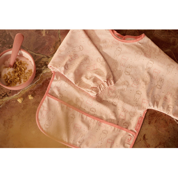 Jollein Slab Met Mouw Waterproof Miffy Moments Silk Rose