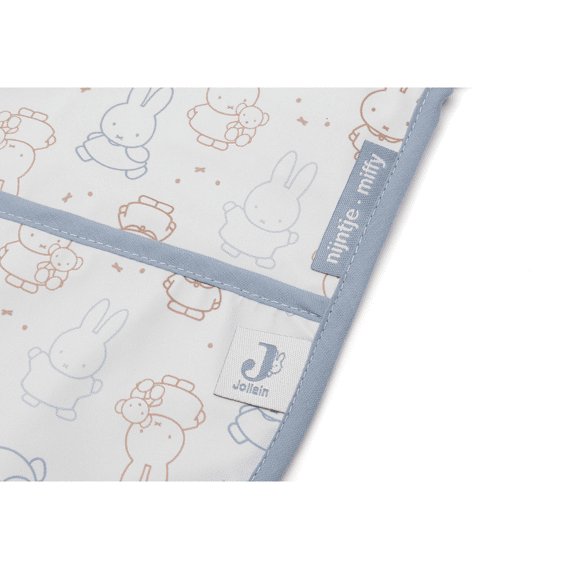 Jollein Slab Met Mouw Waterproof Miffy Moments Cloudy Blue