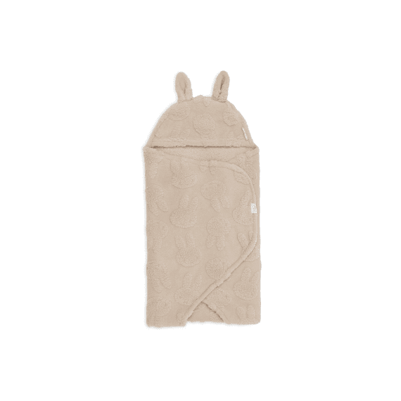Jollein Wikkeldeken Miffy Jacquard Teddy Sand
