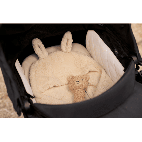 Jollein Wikkeldeken Miffy Jacquard Teddy Sand