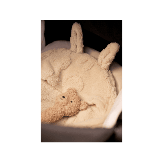 Jollein Wikkeldeken Miffy Jacquard Teddy Sand