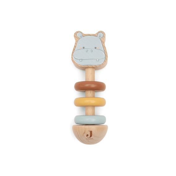 Jollein Houten Rammelaar Hippo Happy