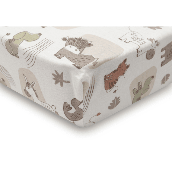 Jollein Hoeslaken Jersey 40/50x80/90cm Barn Buddies