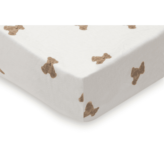 Jollein Hoeslaken Jersey 60x120cm Mini Teddy Bear