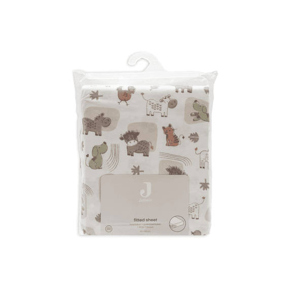 Jollein Hoeslaken Jersey 60x120cm Barn Buddies