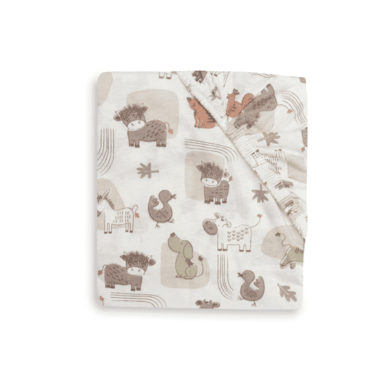 Jollein Hoeslaken Jersey 60x120cm Barn Buddies