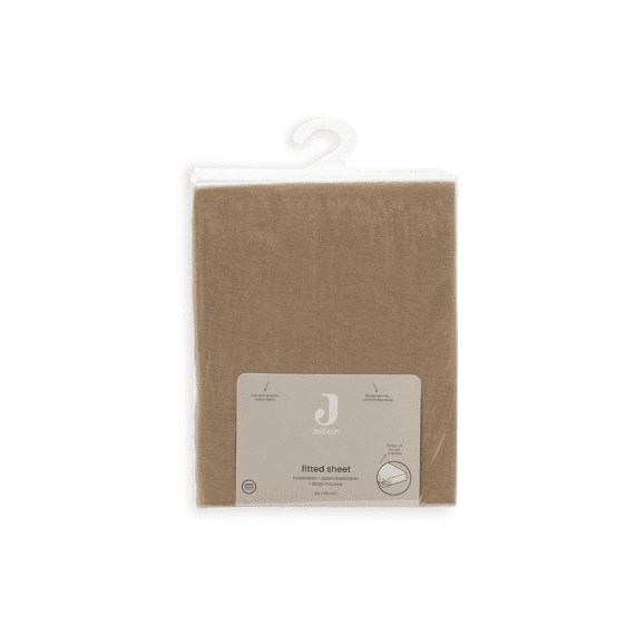 Jollein Hoeslaken Jersey 60x120cm Hazel