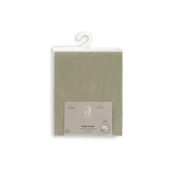 Jollein Hoeslaken Jersey 70/75x140/150cm Soft Matcha