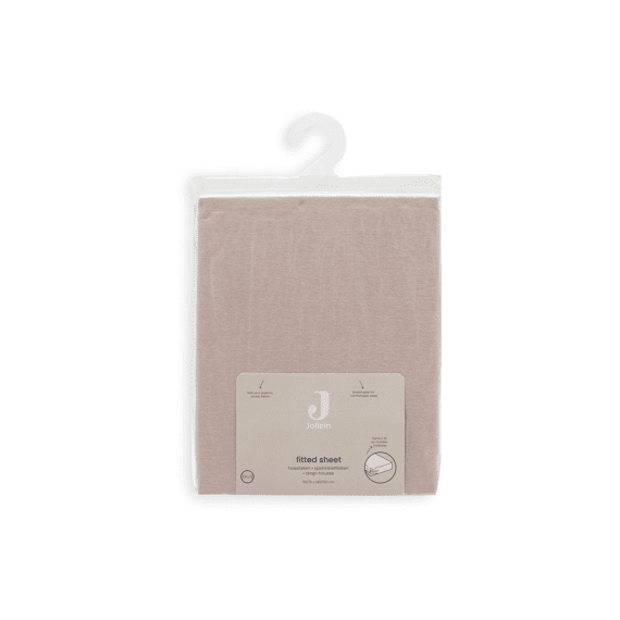 Jollein Hoeslaken Jersey 70/75x140/150cm Silk Rose