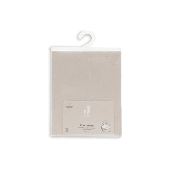 Jollein Hoeslaken Jersey 75x95cm Sand