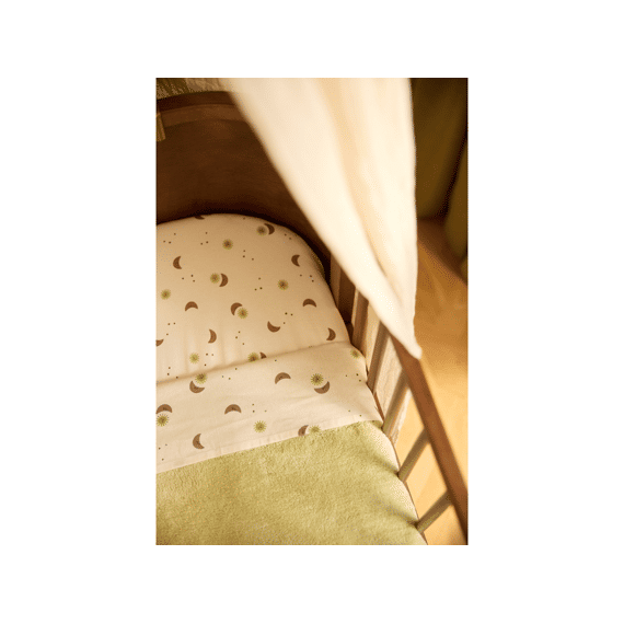 Jollein Deken Wieg 75x100cm Basic Sherpa/jersey Soft Matcha
