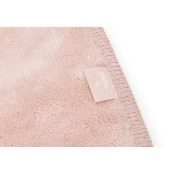 Jollein Deken Wieg 75x100cm Basic Sherpa/jersey Silk Rose