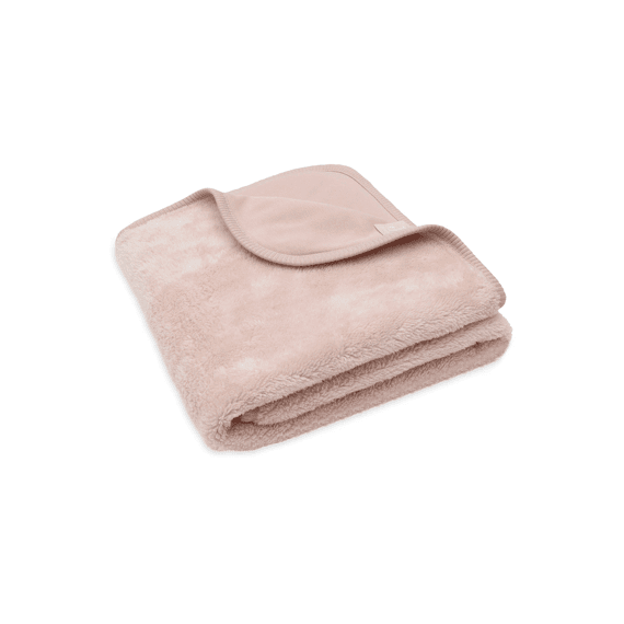 Jollein Deken Wieg 75x100cm Basic Sherpa/jersey Silk Rose