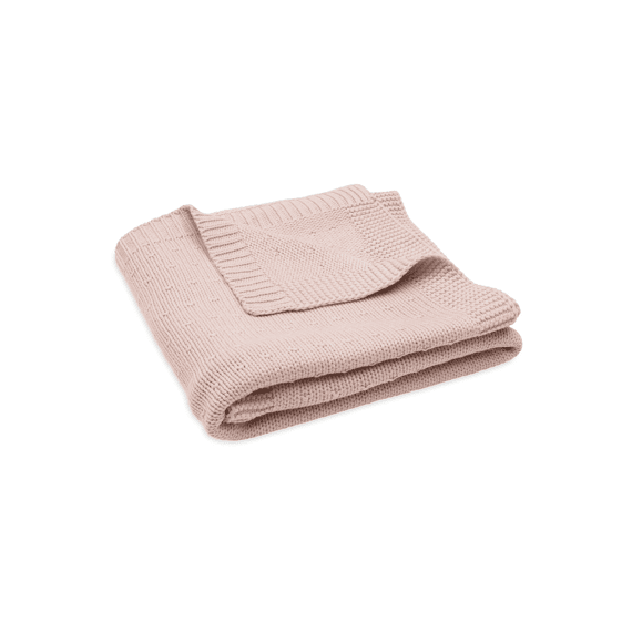 Jollein Deken Wieg 75x100cm Sprinkle Knit Silk Rose