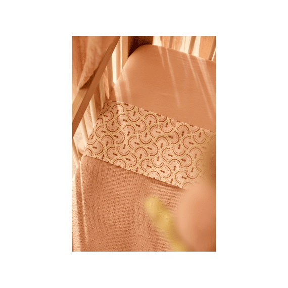 Jollein Deken Wieg 75x100cm Sprinkle Knit Silk Rose