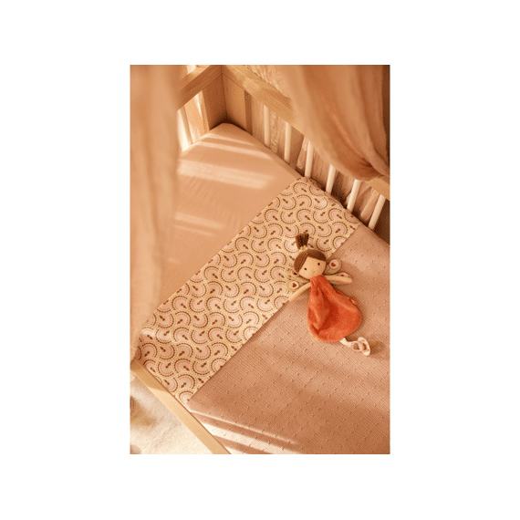 Jollein Deken Wieg 75x100cm Sprinkle Knit Silk Rose