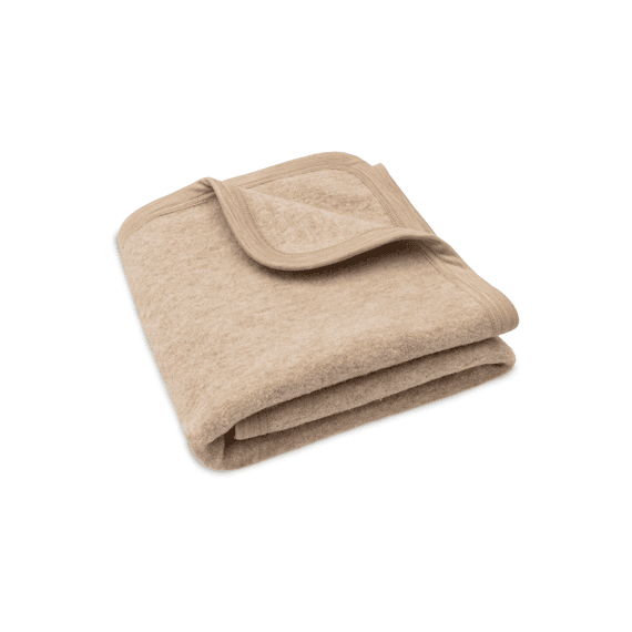Jollein Deken Wieg 75x100cm Merino Wol Felted Natural